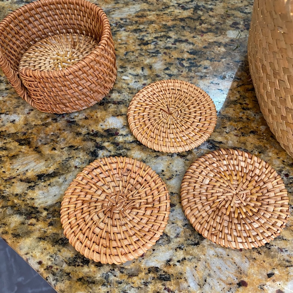 Seagrass coasters